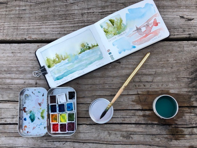 BaseCamp 2023 Activities - ​Watercolor Adventure Journaling - Merrimack  Canoe Co.